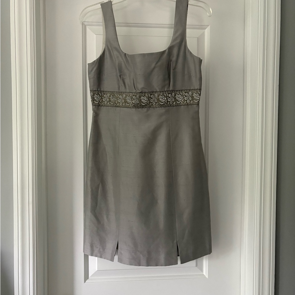 Laundry By Shelli Segal Silver Tank Dress